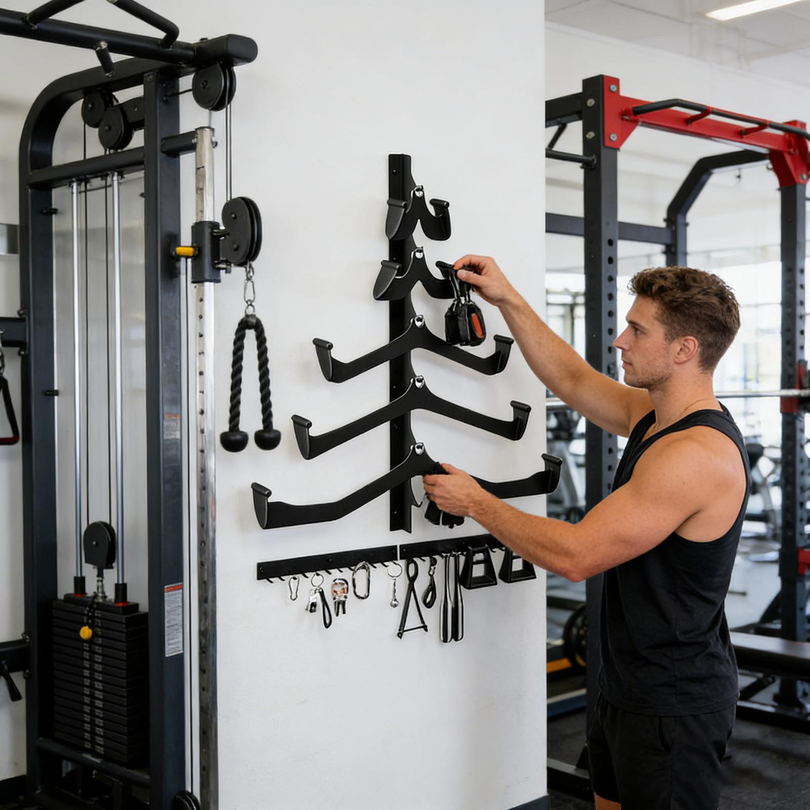 Gym Rack For Lat Pull Down Bar - Home Gym Organization recension och pris