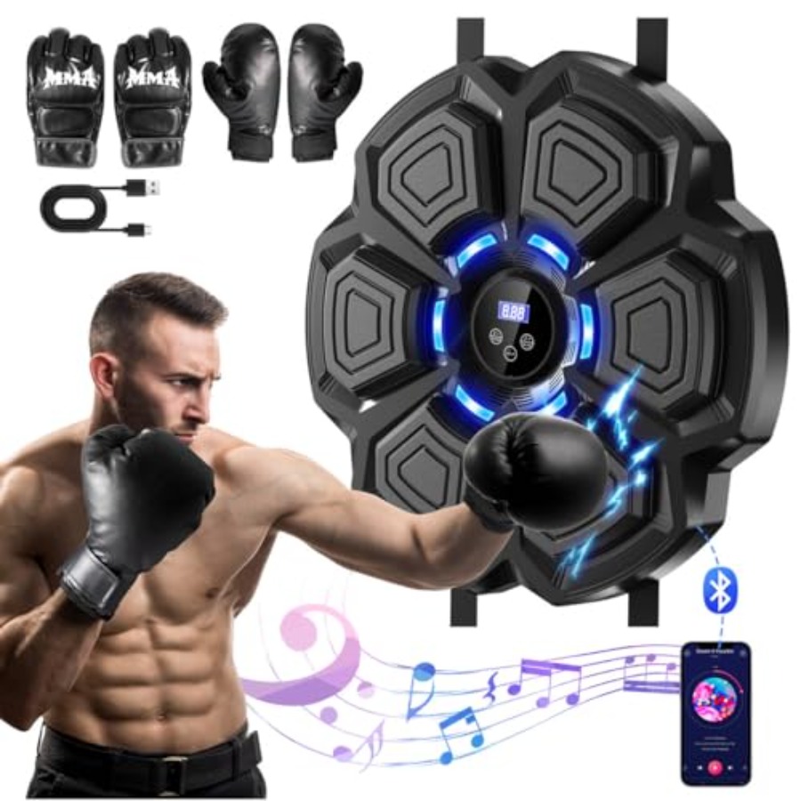 2026 Music Boxing Machine Upgr - Home Gym Wall Mounted recension och pris
