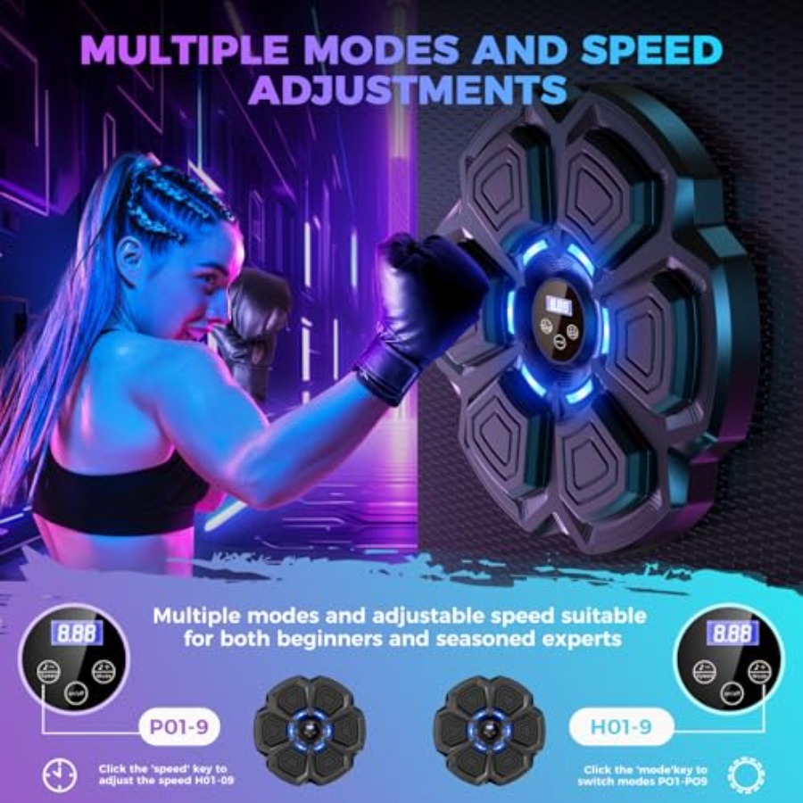 2026 Music Boxing Machine Upgr - Home Gym Wall Mounted recension och pris