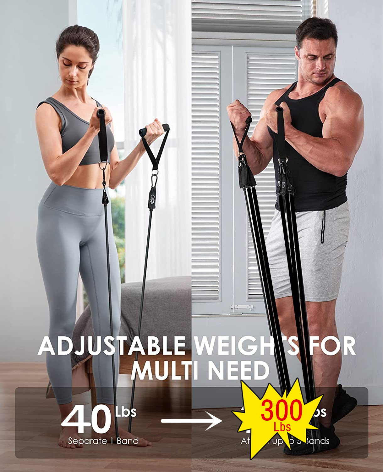 300lb Fitness Booty Resistance - Home Gym Online recension och pris