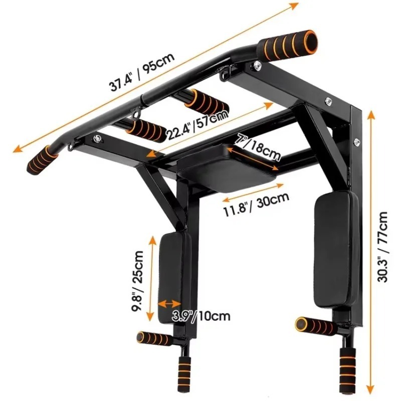 Wall-Mounted Pull-Up Bar for I - Home Gym Wall Mounted recension och pris